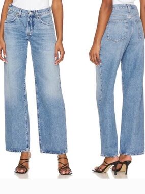 AGOLDE Fusion Wide Leg Jeans Size 25